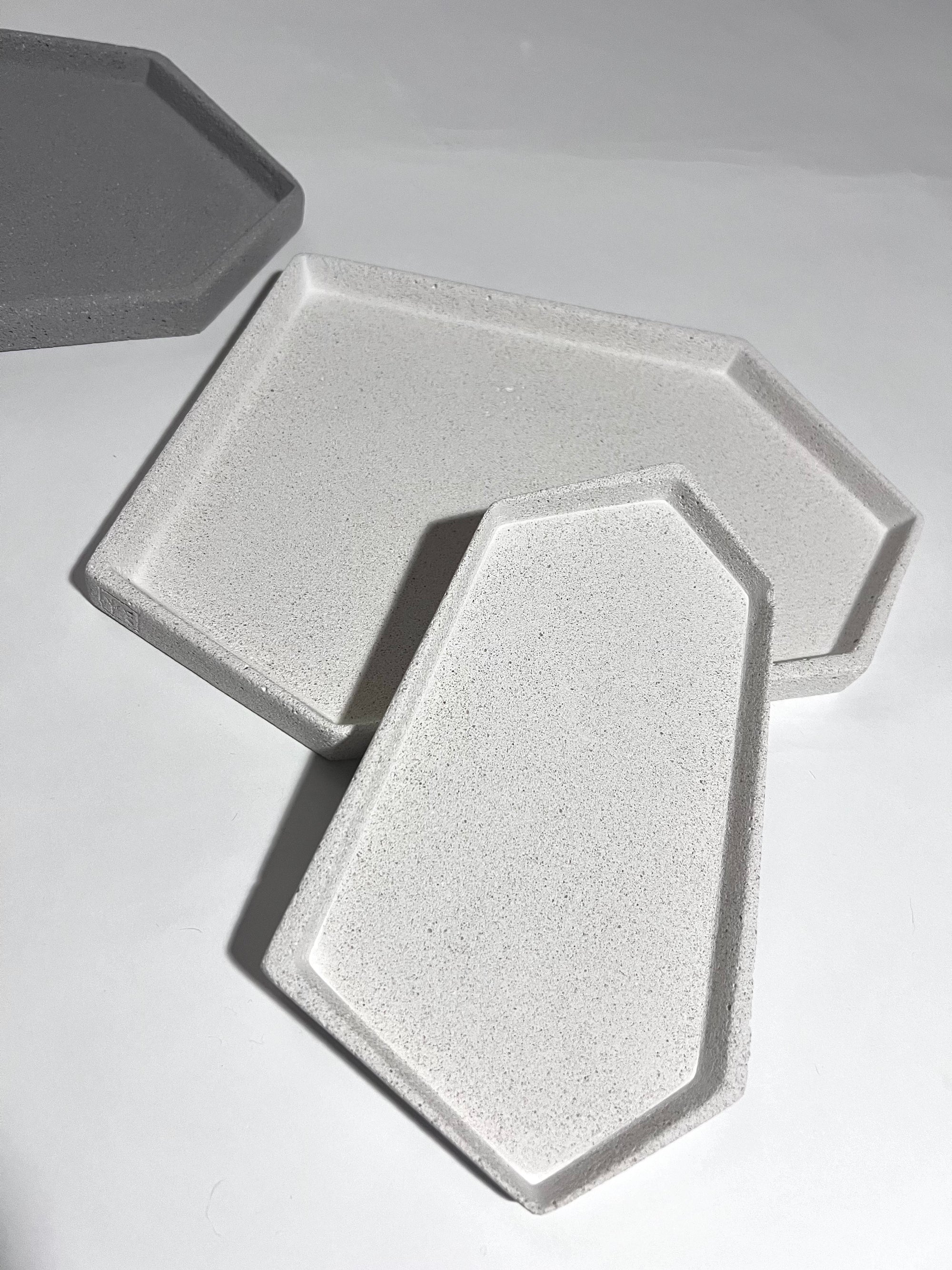 HEXAGONAL TRAY Sanded