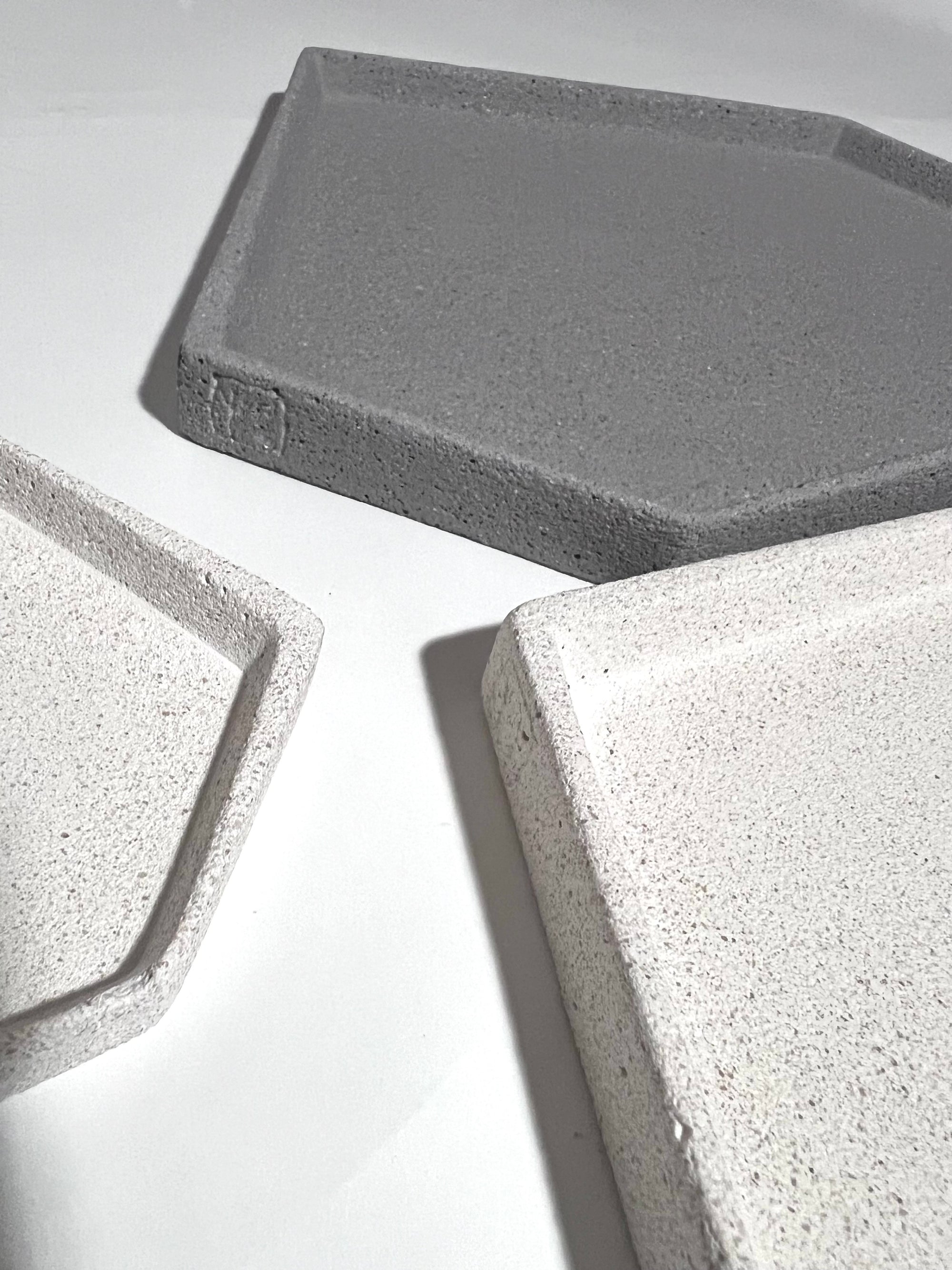 HEXAGONAL TRAY Sanded